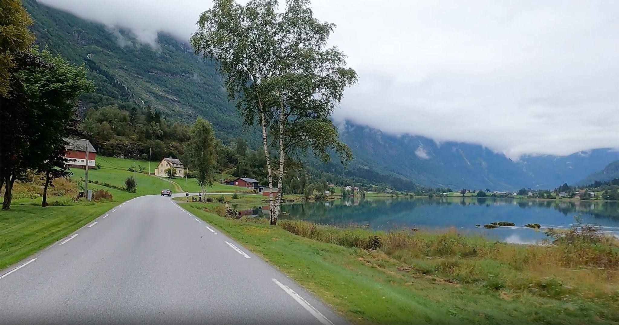 Ride through the Oldedalen Oldedalen on ROUVY