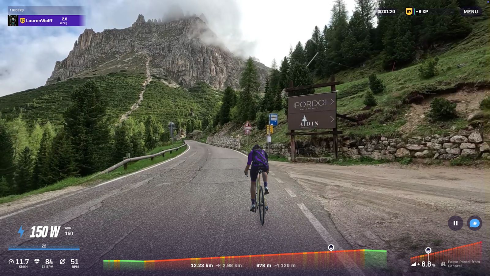 Passo Pordoi from Canazei on ROUVY.png