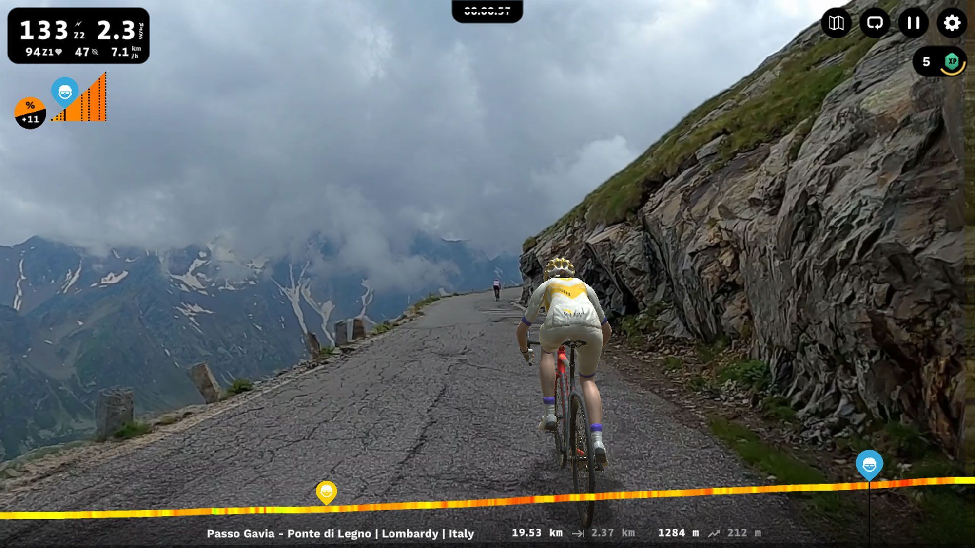 Passo Gavia - Ponde di Legno in Lombardy Italy on ROUVY