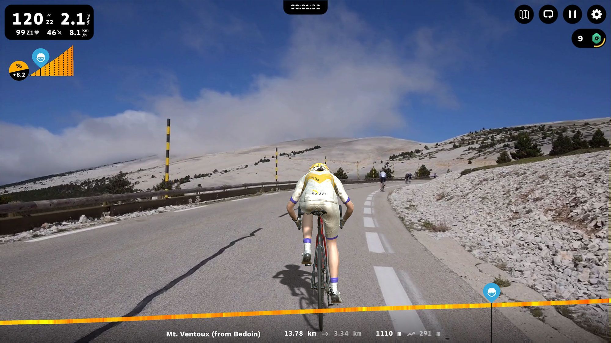 Mt. Ventoux from Bedoin on ROUVY