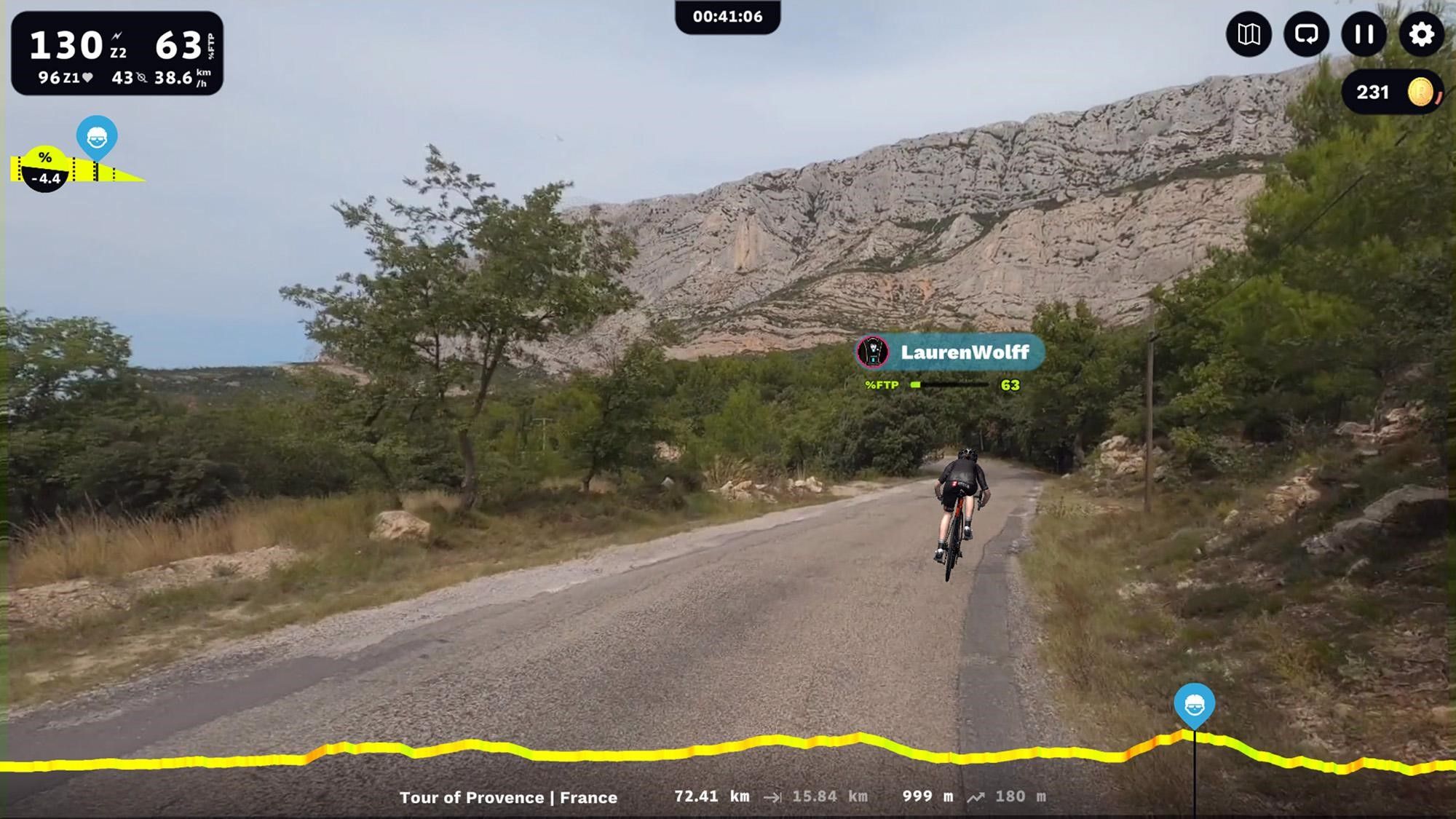 The white limestone mountain Sainte-Victoire, Provence, that inspired artists at 72 km