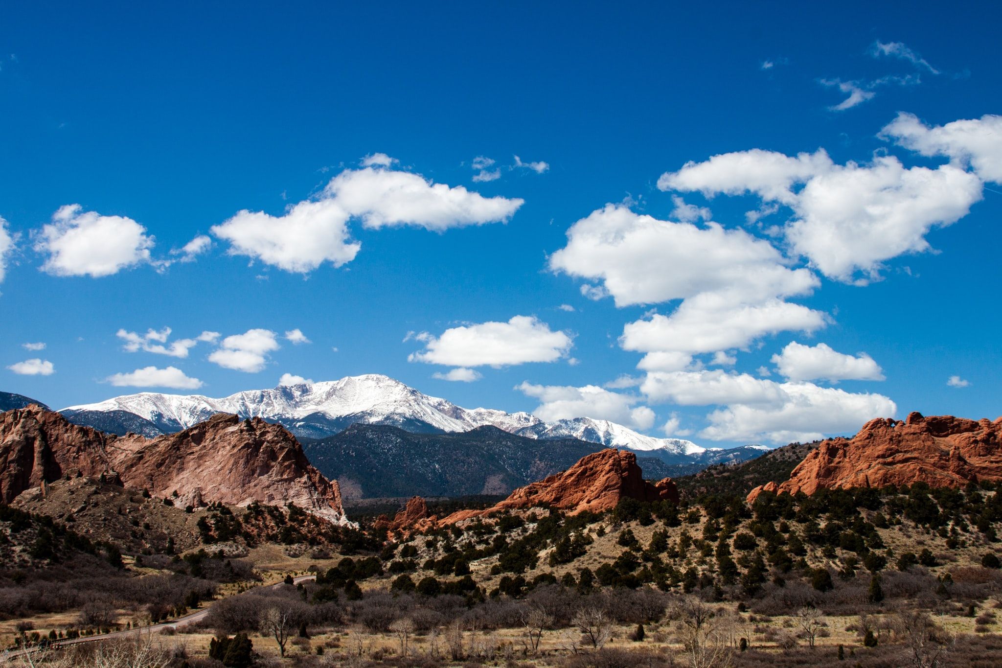 Rocky Mountains and Garden of the Gods