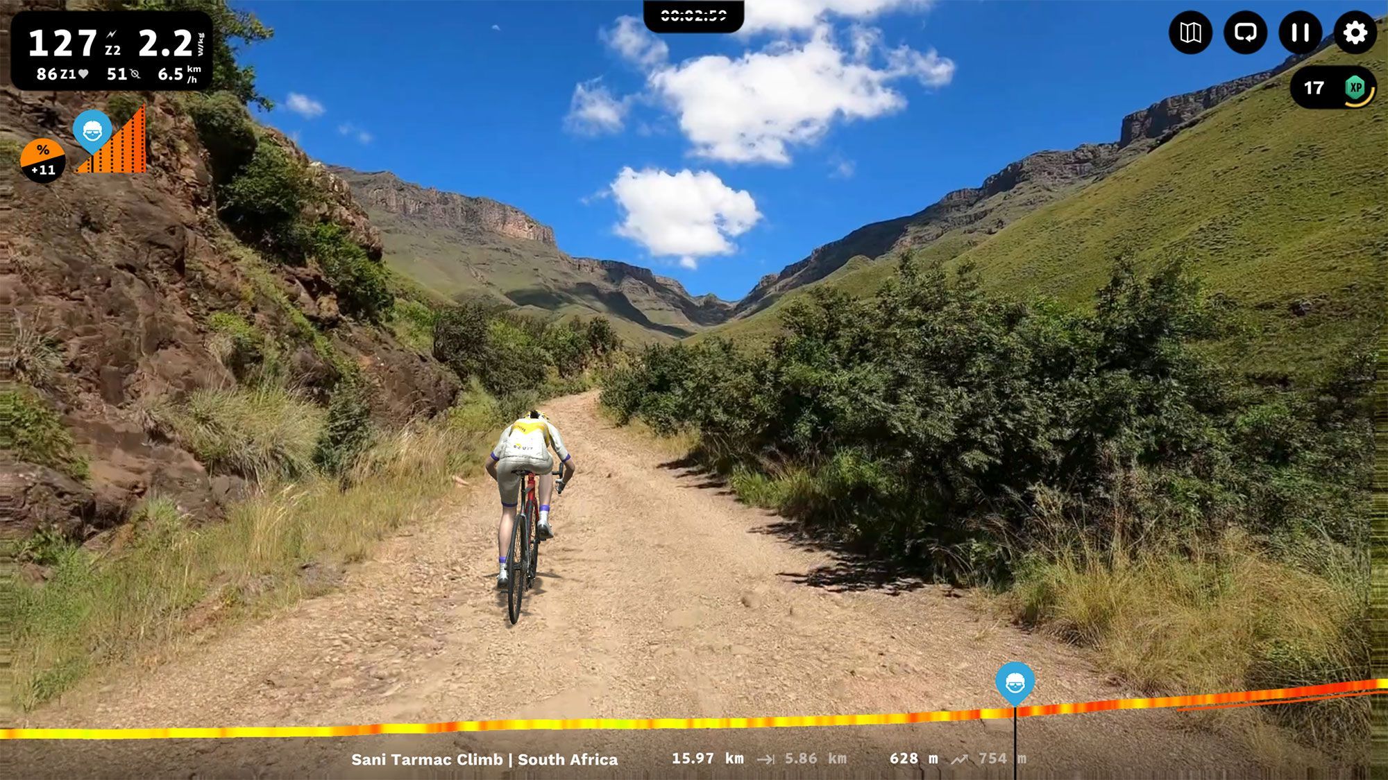 Sani Tarmac Climb in South Africa on Rouvy