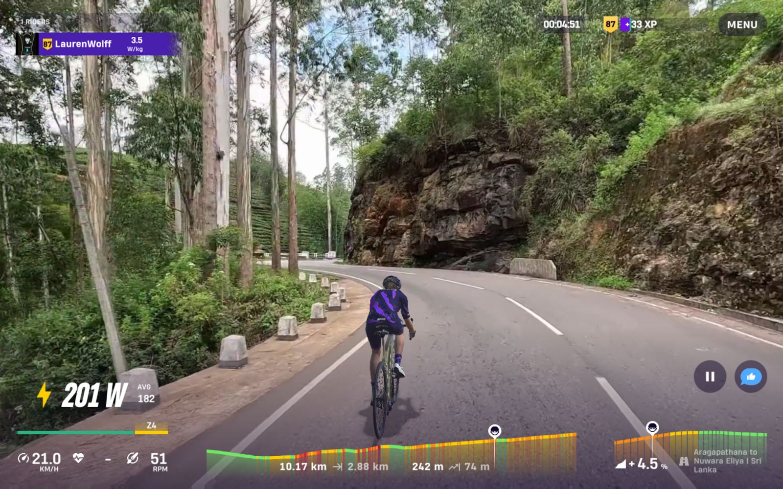Aragapathana to Nuwara Eliya, on ROUVY  .png