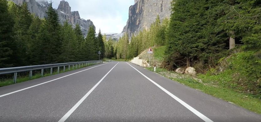 PASSO SELLA FROM THE MARATONA DLES DOLOMITES