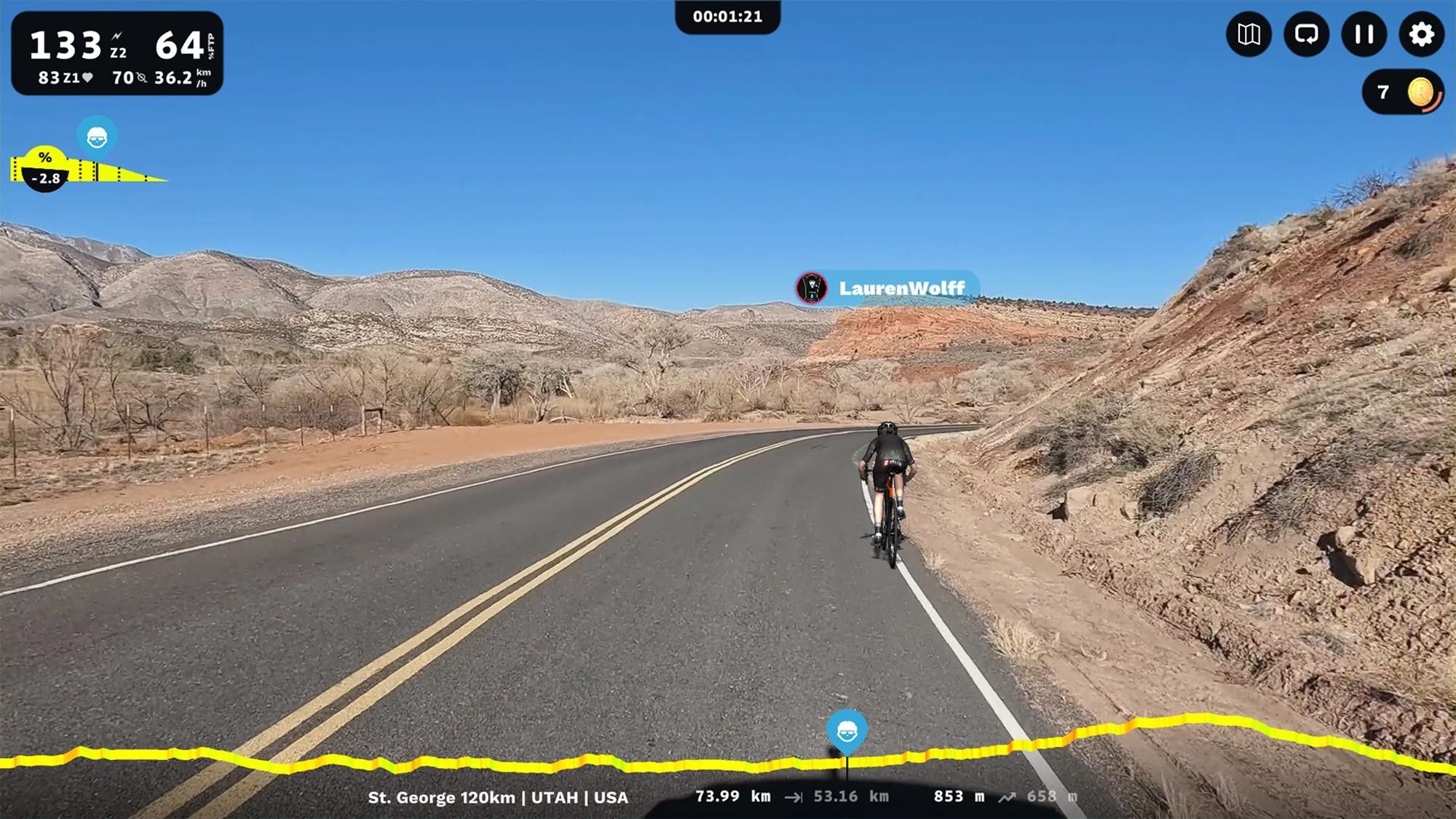 Heading into Snow Canyon State Park