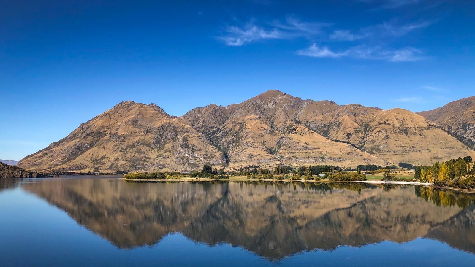 Lake Wanaka below Andrew's house